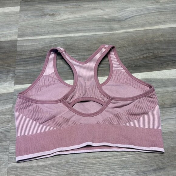 Puma Women's Mauve compression Sports Bra size large - Picture 5 of 6